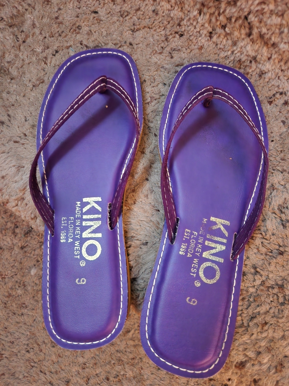 Purple Women's Kinos Sandals - Size 9 WORN ONCE